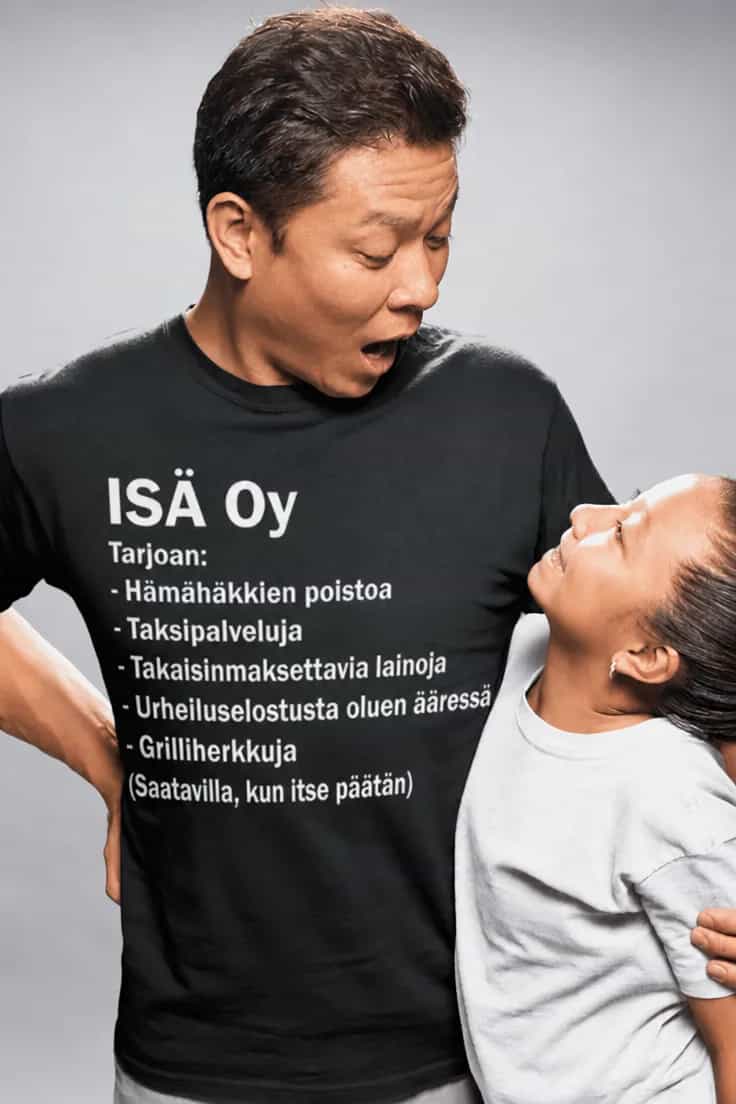 Hauska t-paita Isä Oy – ISÄ Oy