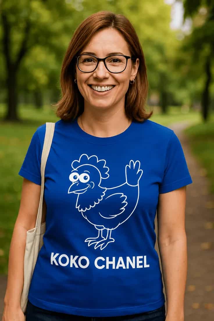 Hauska t-paita Koko Chanel | KOKO CHANEL