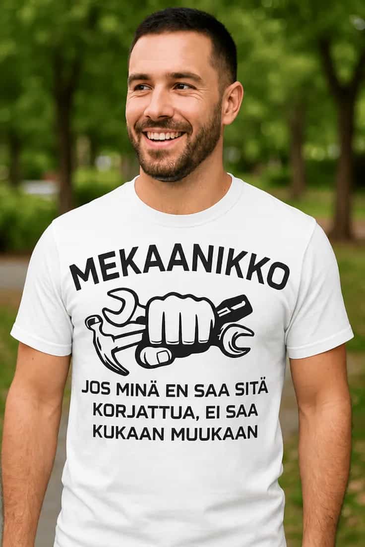 T-paita Korjaan kaiken valitsemallasi ammatilla