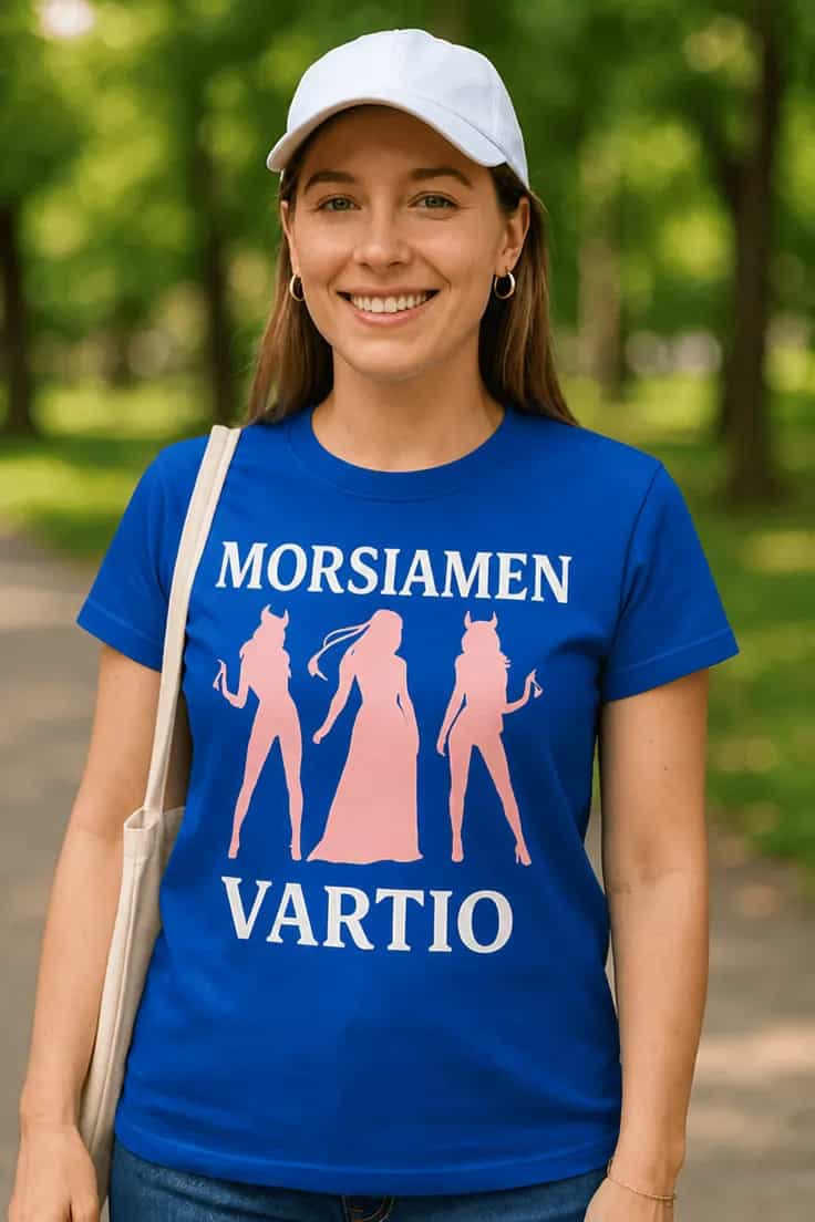 Hauska t-paita Morsiamen vartio – MORSIAMEN VARTIO