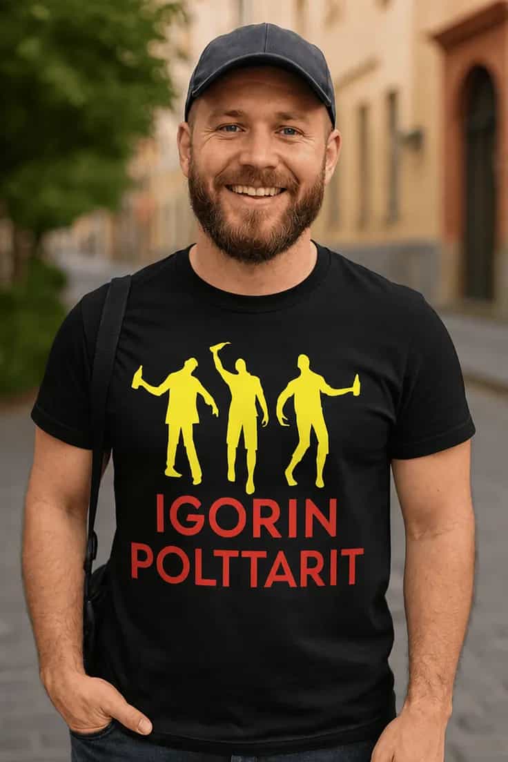 Hauska t-paita Polttarit nimellä – IGORIN POLTTARIT
