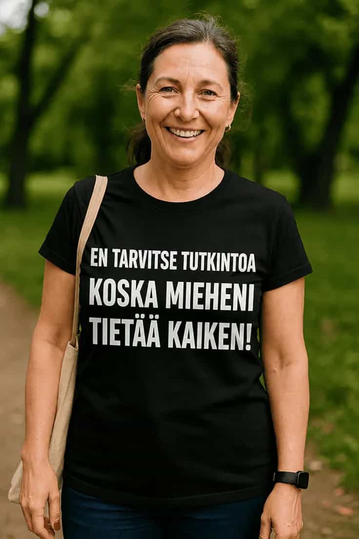 Hauska t-paita Tutkintoa ei tarvita