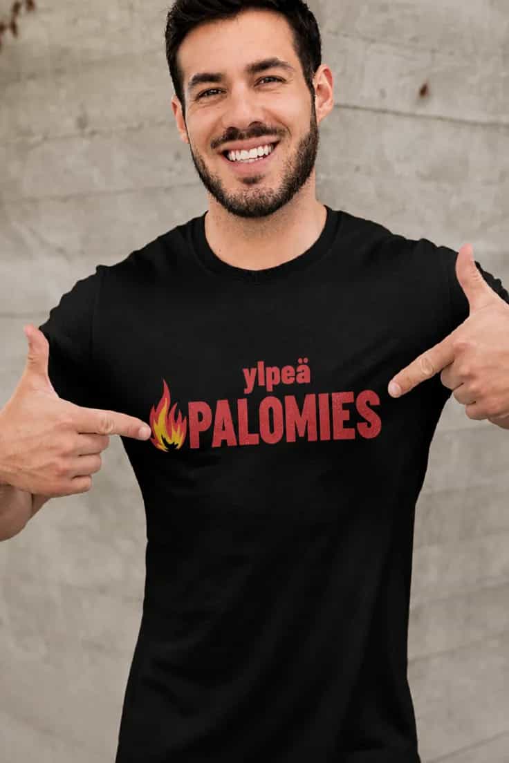 Hauska t-paita ylpeä palomies, naisille ja miehille