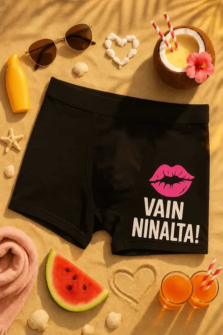 Hauskat bokserit Vain häneltä nimellä VAIN NINALTA!