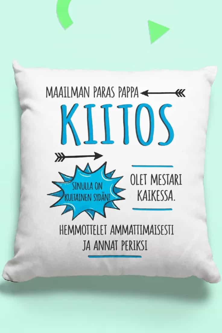 Koristetyyny Maailman paras pappa – MAAILMAN PARAS
