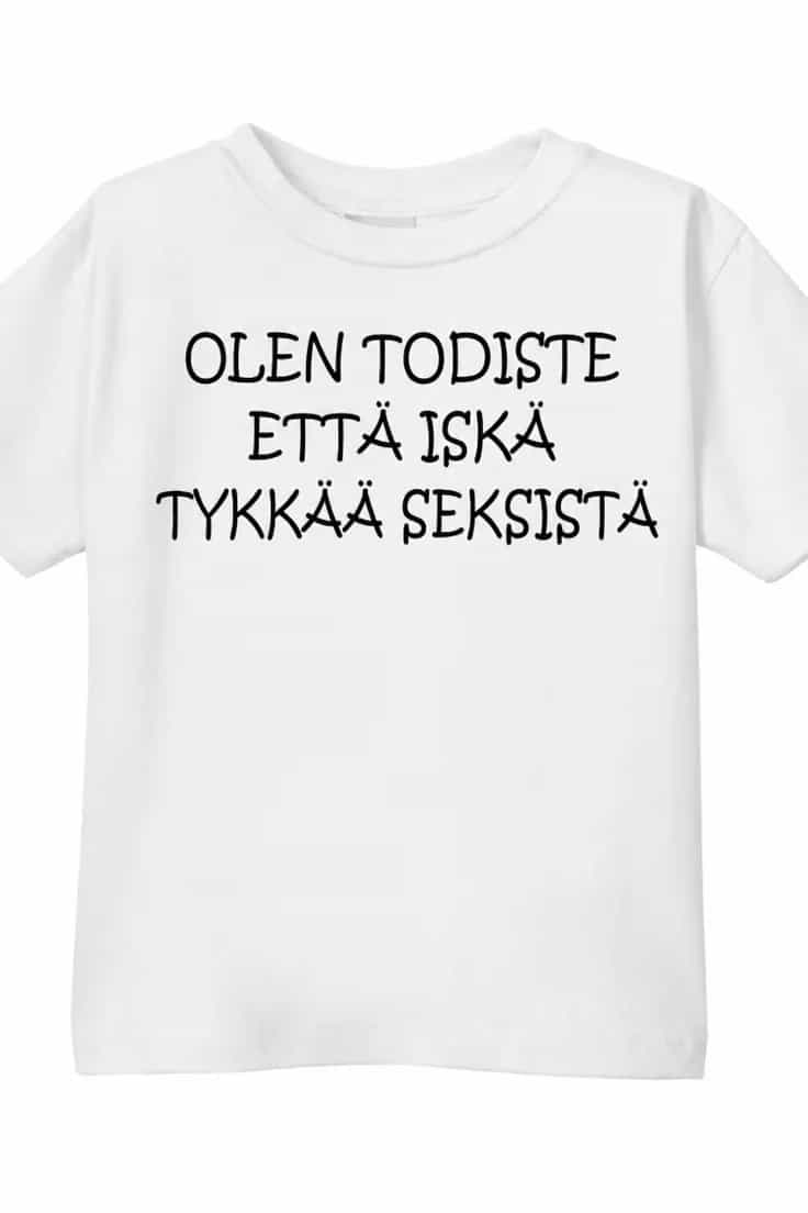 Lasten t-paita Olen todiste – OLEN TODISTE