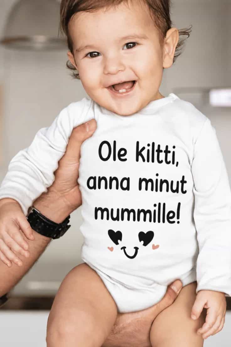 Vauvan body Anna minut mummille omalla nimellä