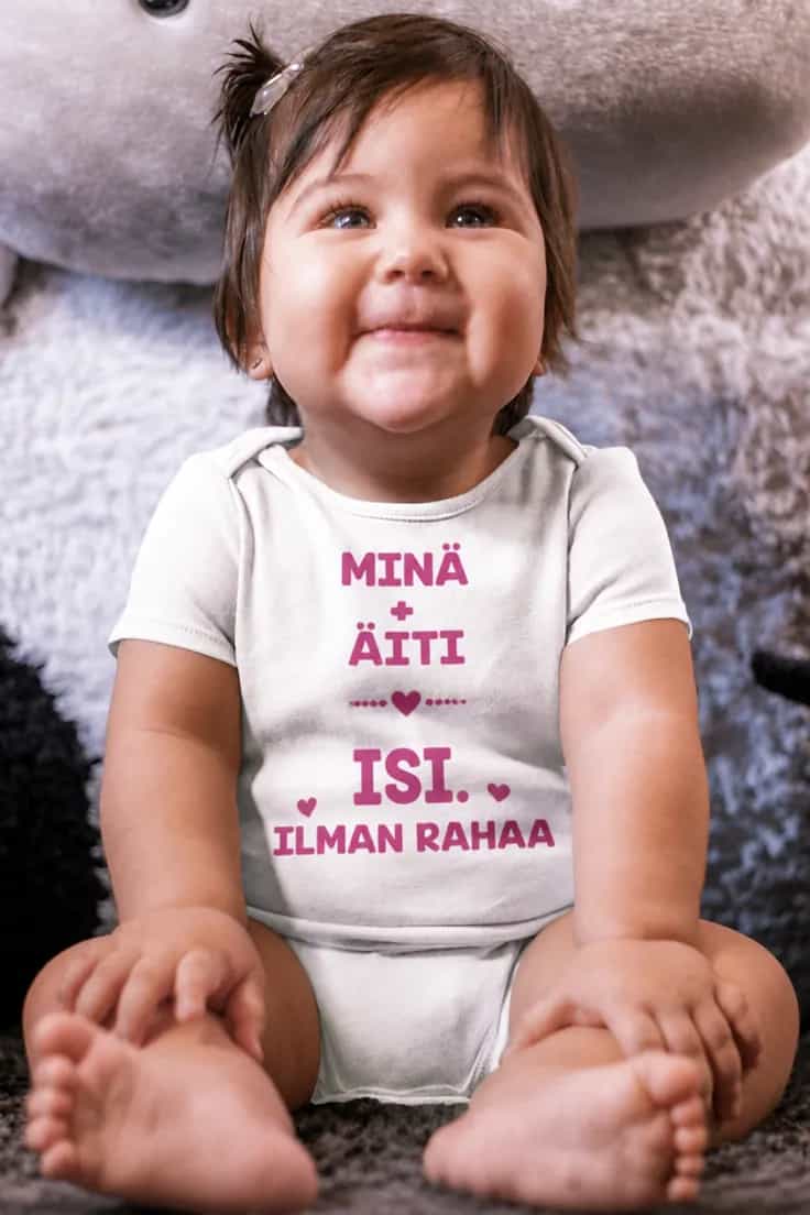 Vauvan body Isi ilman rahaa – MINÄ + ÄITI ISI.