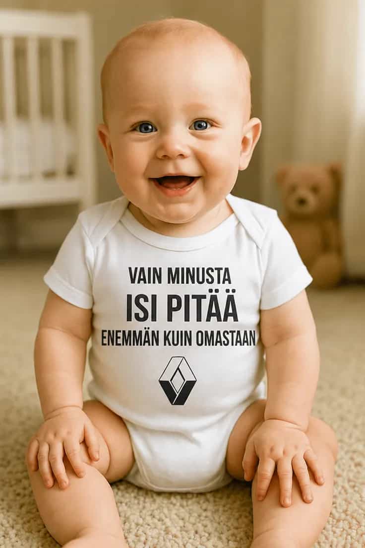 Vauvan body Isi pitää minusta eniten