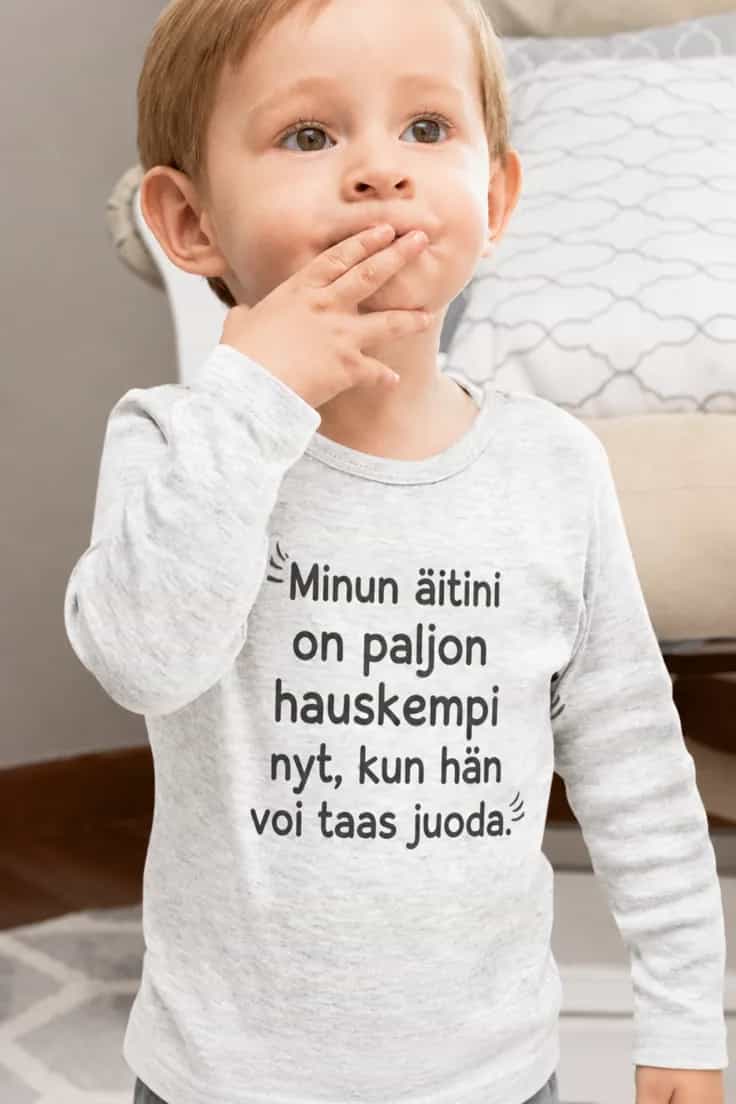 Vauvan body Äiti on taas hauska – Minun äitini