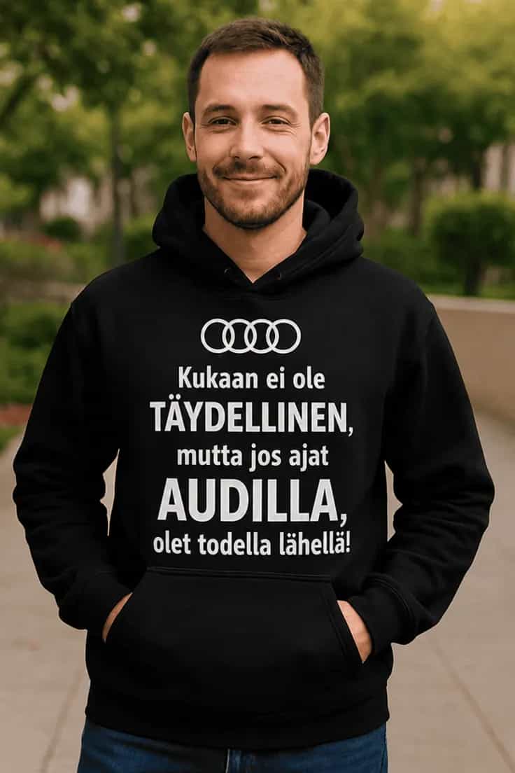 Villapaita Täydellinen kuski valitsemallasi automerkillä