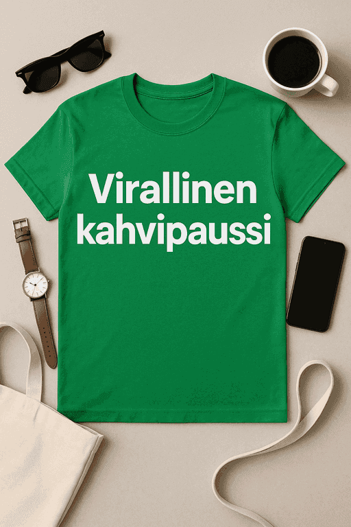 Virallinen kahvipaussi -t-paita