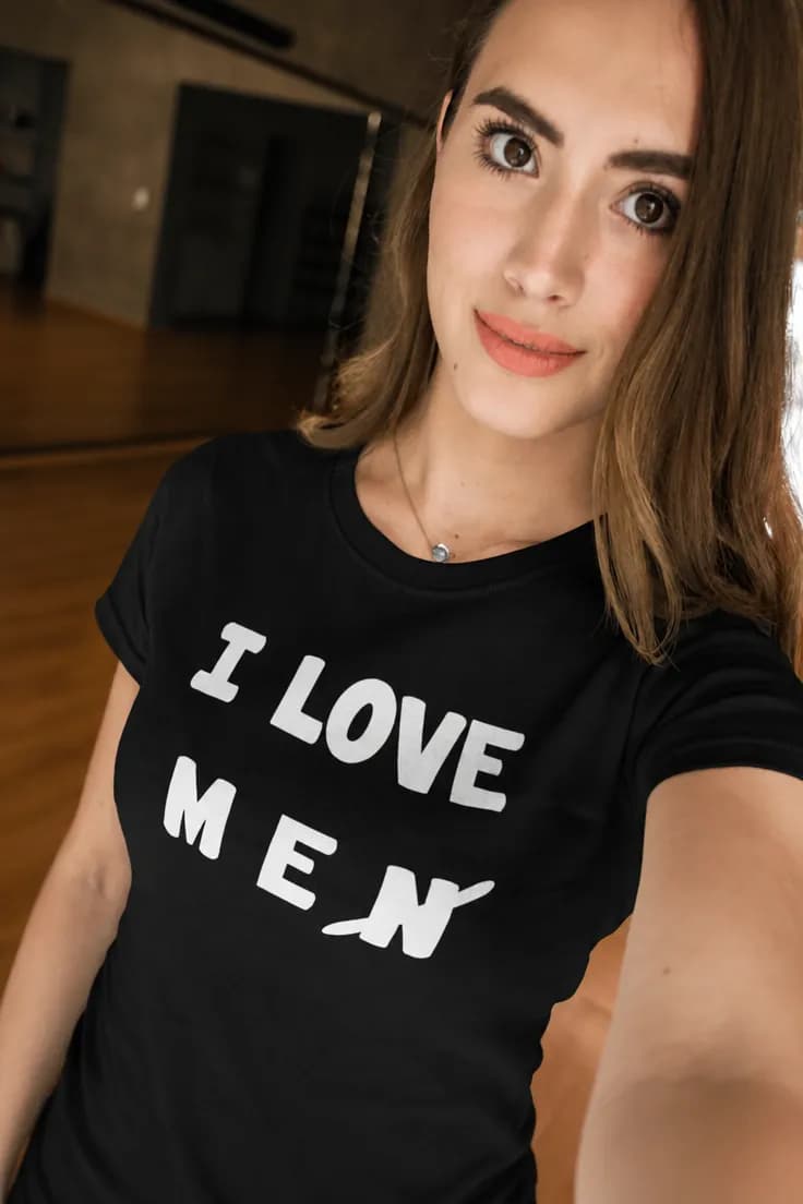 Hauska t-paita I love men