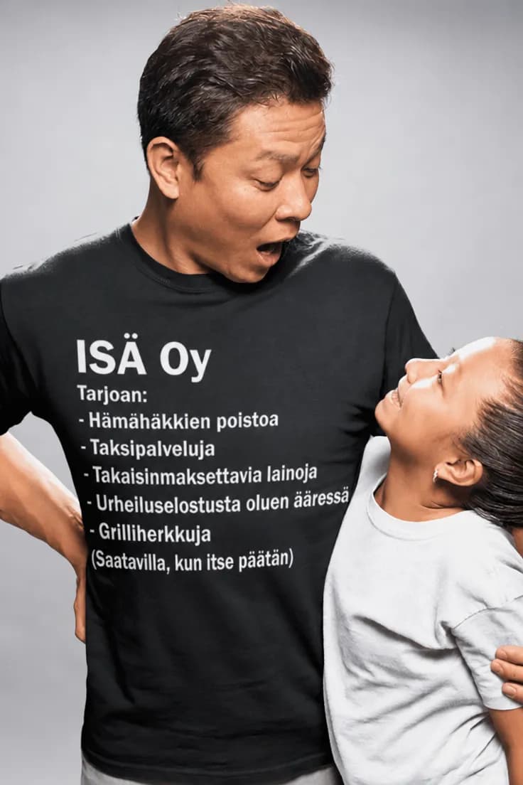 Hauska t-paita Isä Oy – ISÄ Oy