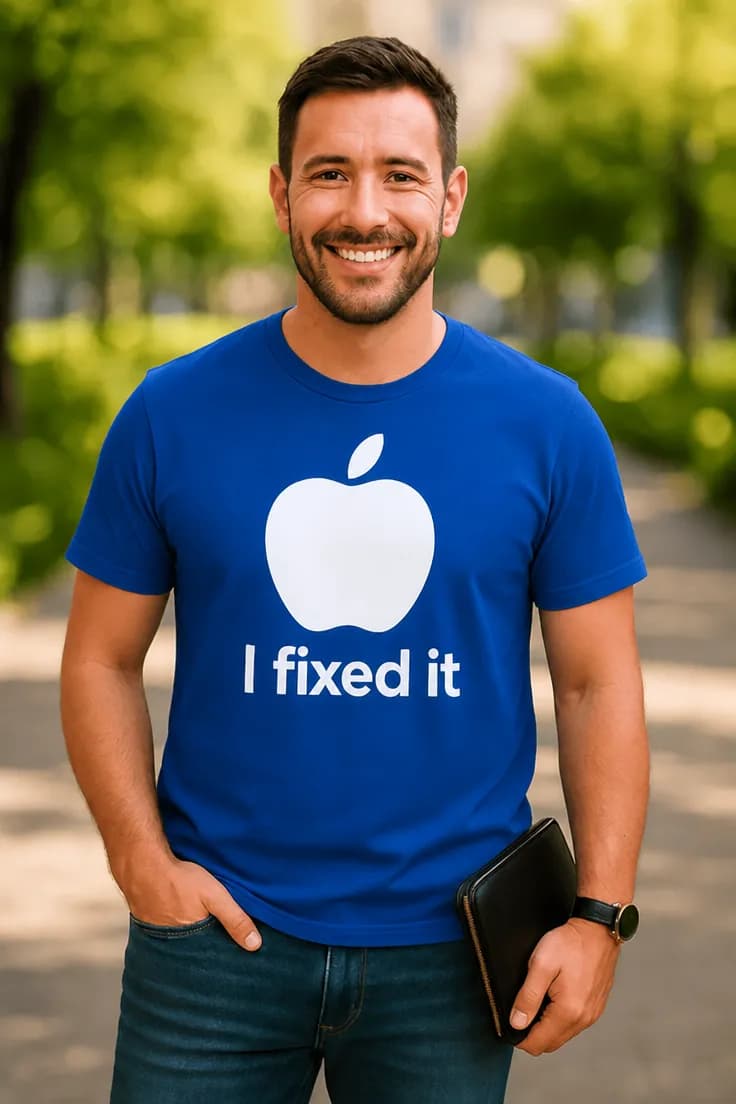 Hauska t-paita korjasin sen – I fixed it