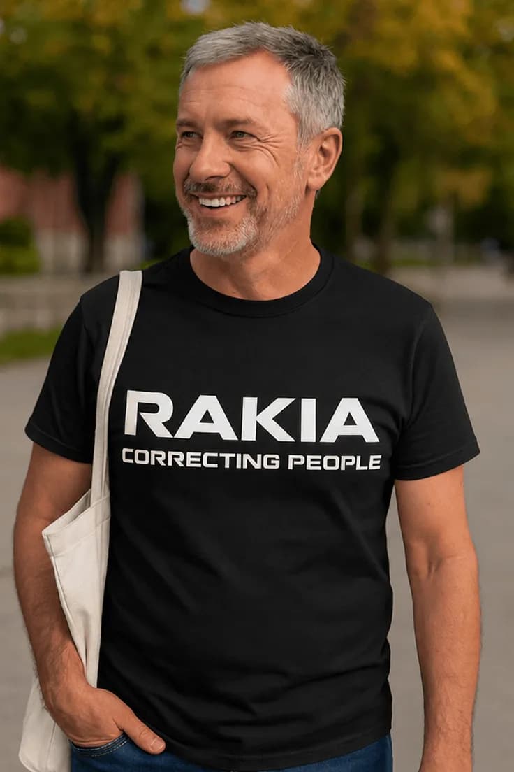 T-paita Rakia korjaa ihmisiä