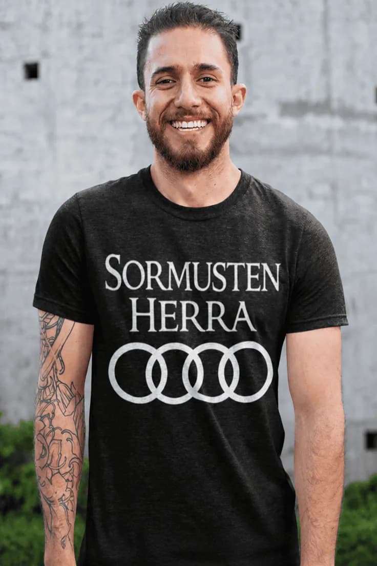 Hauska t-paita Sormusten herra – SORMUSTEN HERRA