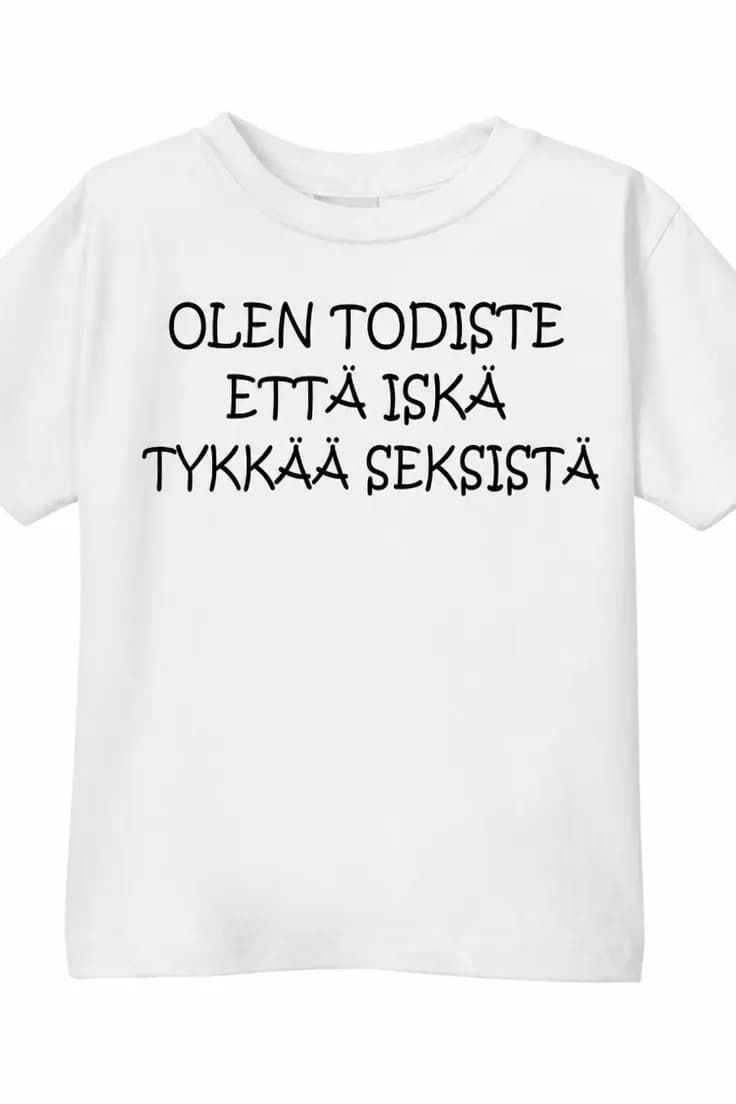 Lasten t-paita Olen todiste – OLEN TODISTE