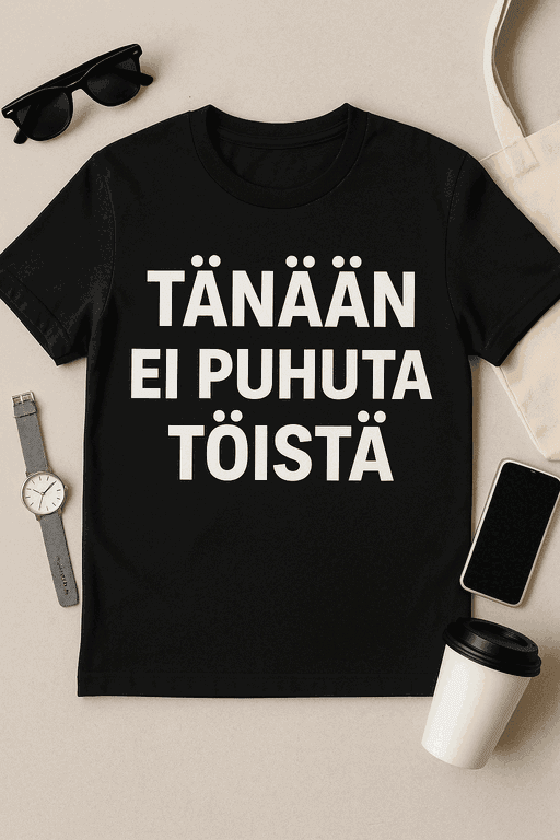 Tänään ei puhuta töistä - T-paita