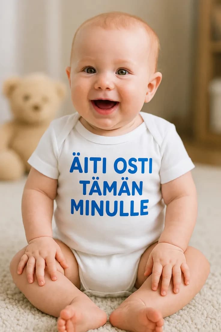 Vauvan body Äiti osti tämän – ÄITI OSTI TÄMÄN