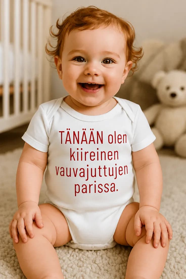 Vauvan body Kiireinen vauvajutuissa