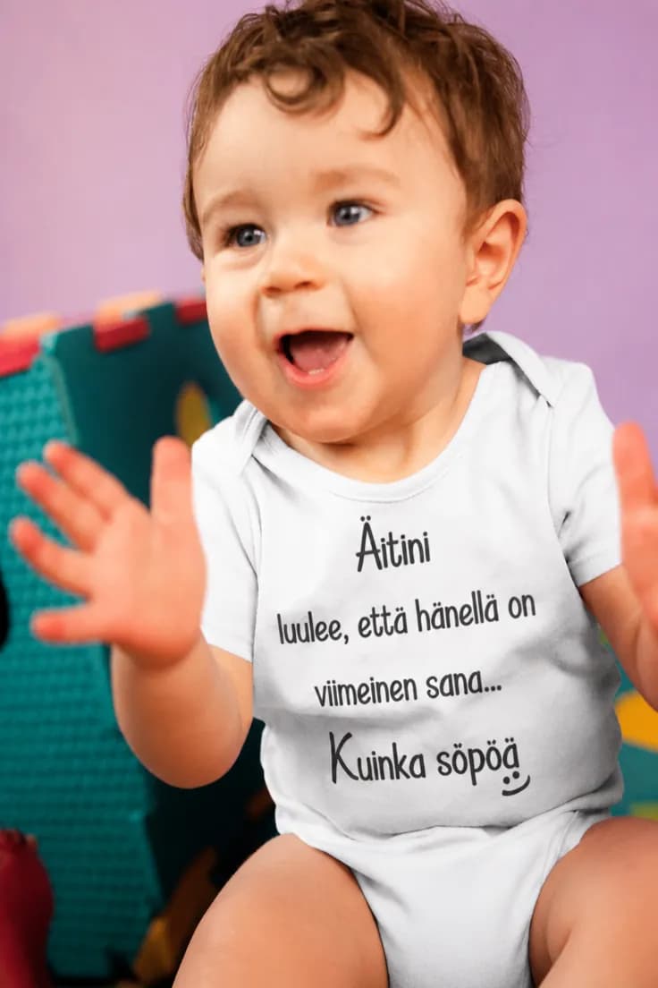 Vauvan body Kuinka söpöä – Äitini luulee, että hänellä