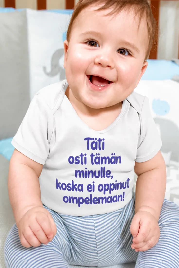 Vauvan body Täti osti tämän – Täti osti tämän minulle,
