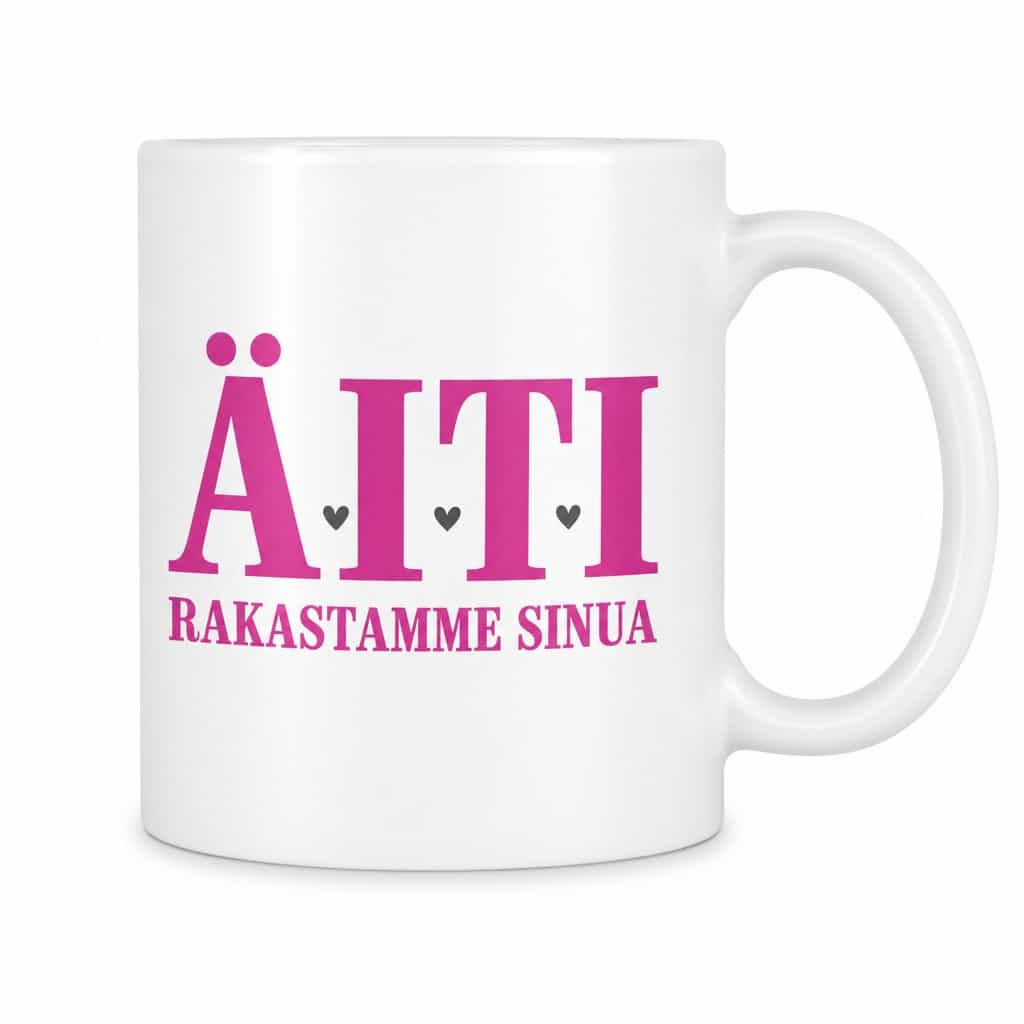 Hauska muki Äiti rakastamme sinua | ÄITI RAKASTAMME
