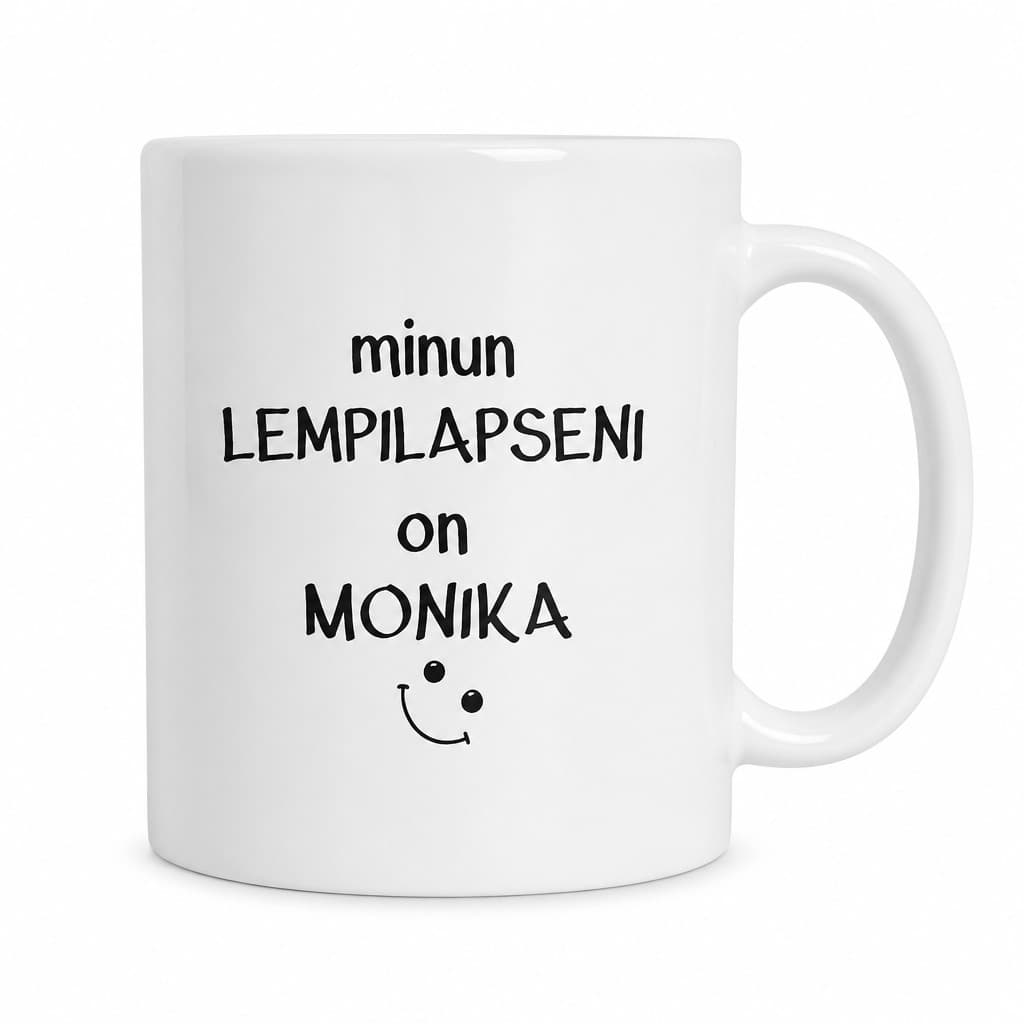 Hauska muki Lempilapseni nimellä – Monika