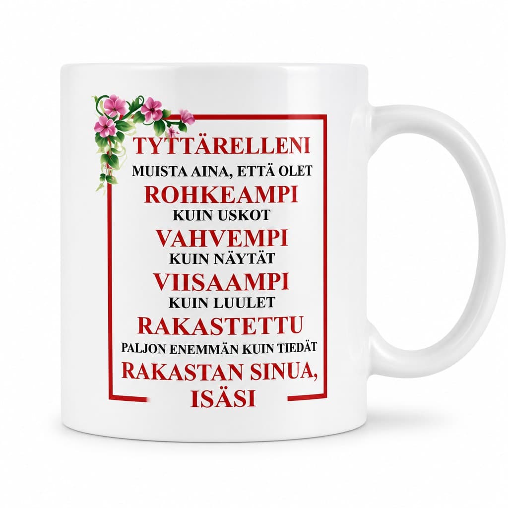 Hauska muki Tyttärelle isältä – TYTTÄRELLENI