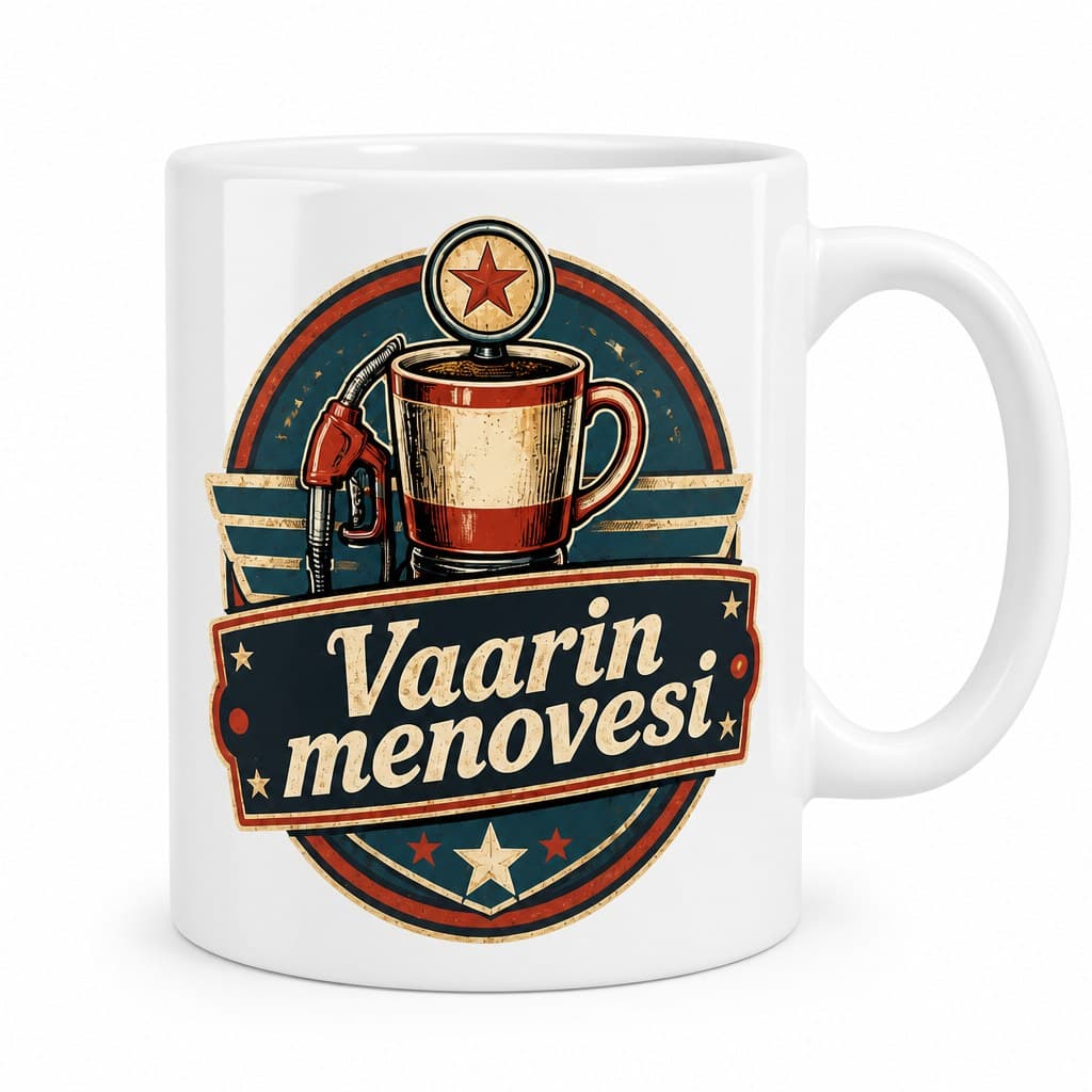 Isänpäivämuki Vaarin menovesi