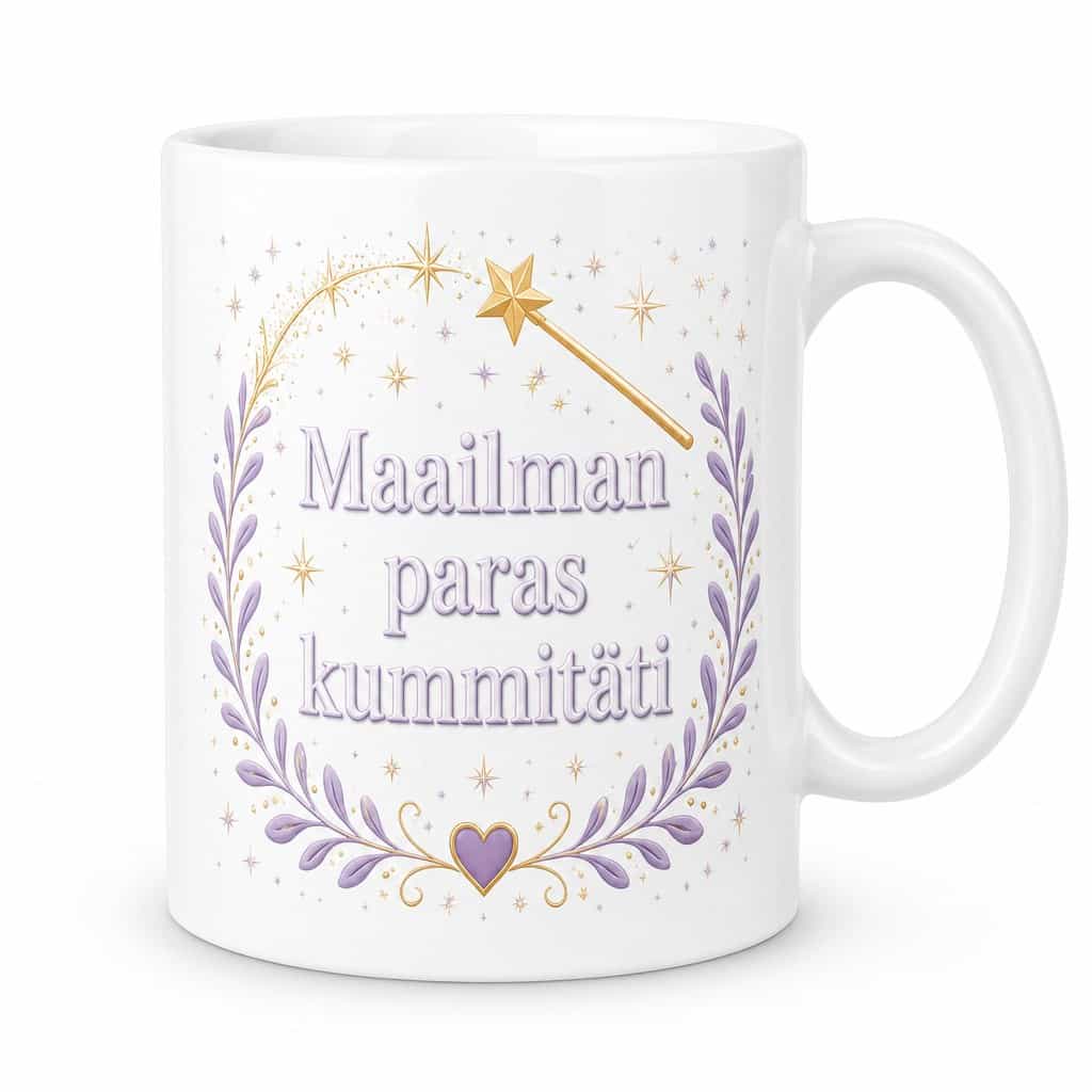 Kummitäti-muki – Maailman paras kummitäti