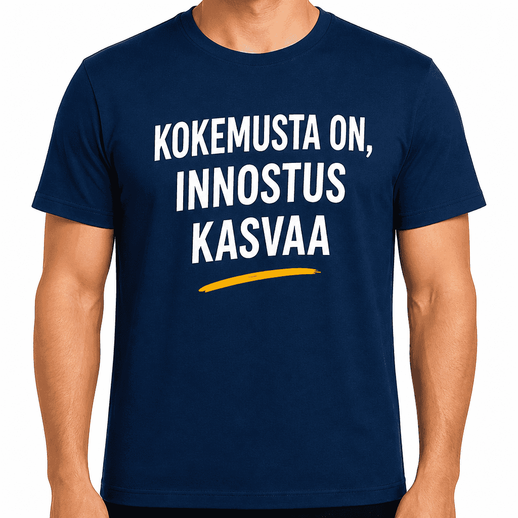 T-paita 40-vuotiaalle – Kokemusta on, innostus kasvaa