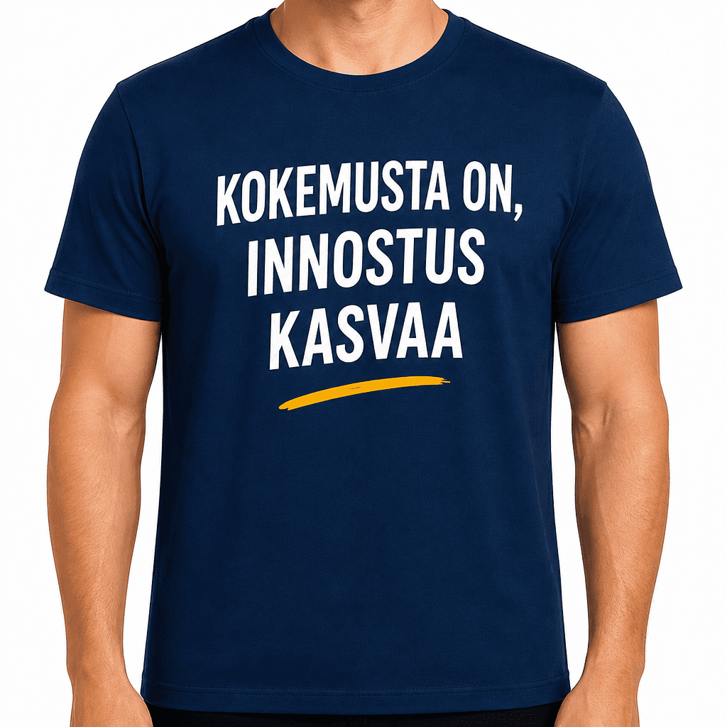 T-paita 40-vuotiaalle – Kokemusta on, innostus kasvaa