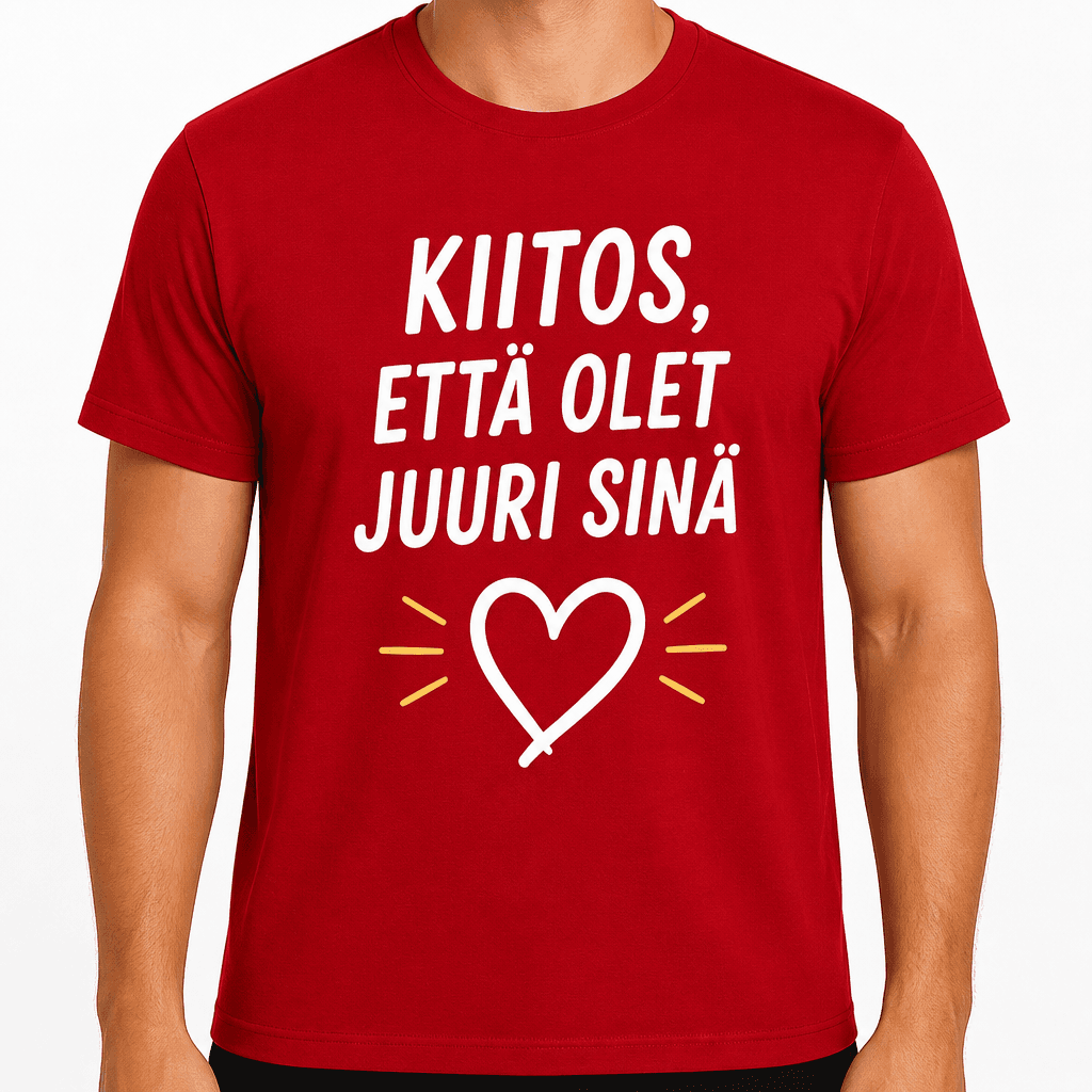 T-paita 20-vuotiaalle – Kiitos, että olet juuri sinä