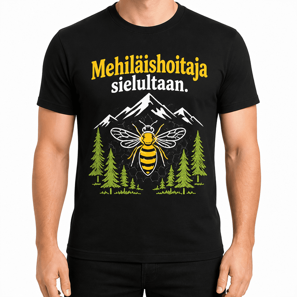 Mehiläishoitaja T-paita – Mehiläishoitaja sielultaan.