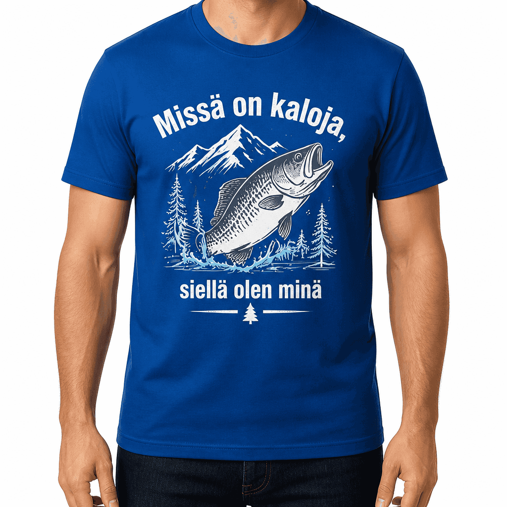 Kalastajapaita – Missä on kaloja, siellä olen minä