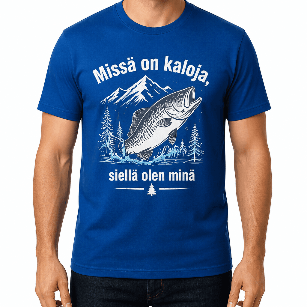 Kalastajapaita – Missä on kaloja, siellä olen minä