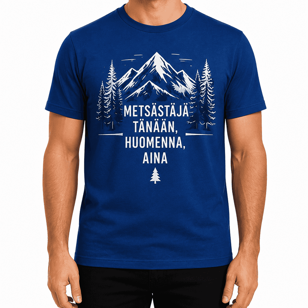 Metsästäjän T-paita – Metsästäjä tänään, huomenna, aina