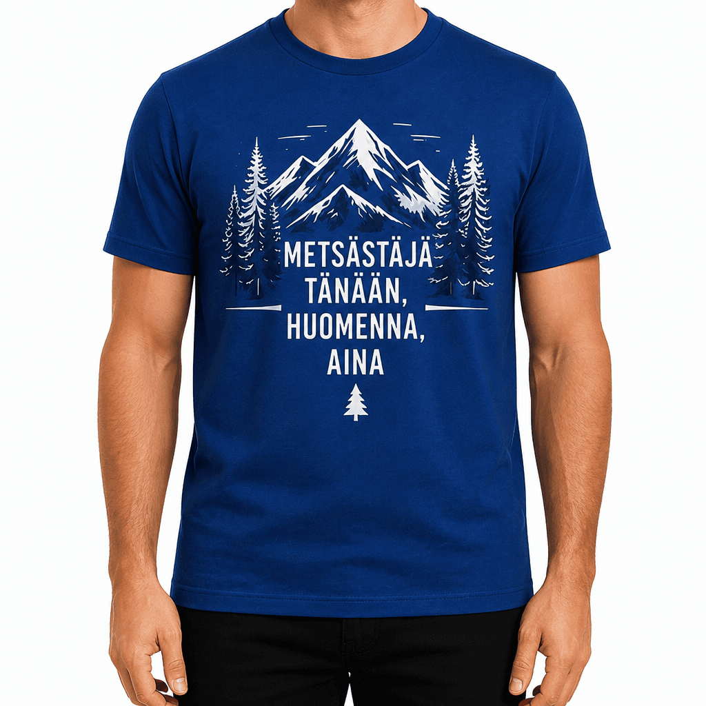 Metsästäjän T-paita – Metsästäjä tänään, huomenna, aina