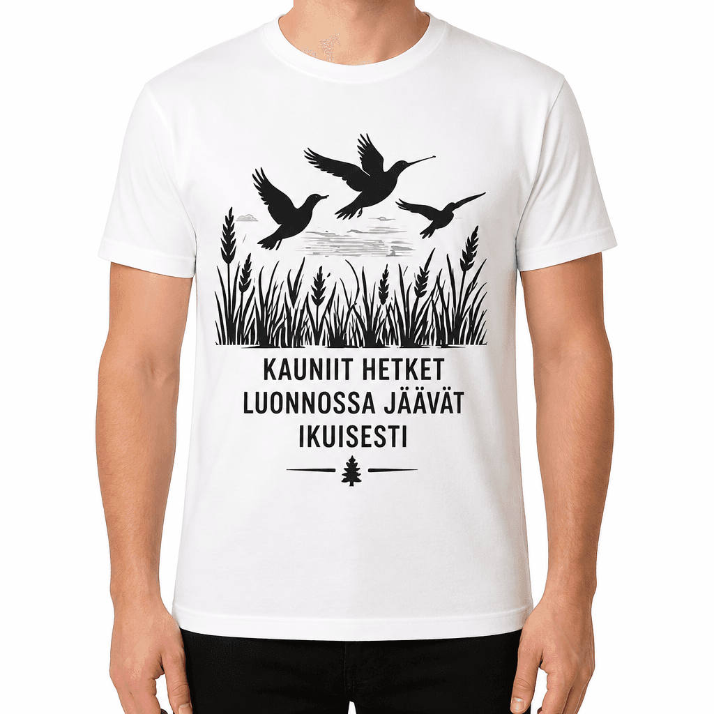 Metsästäjän T-paita – Kauniit hetket luonnossa jäävät ikuisesti