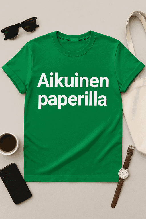 Aikuinen paperilla - T-paita