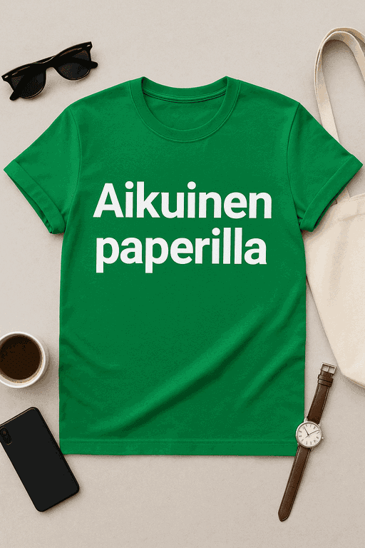 Aikuinen paperilla - T-paita