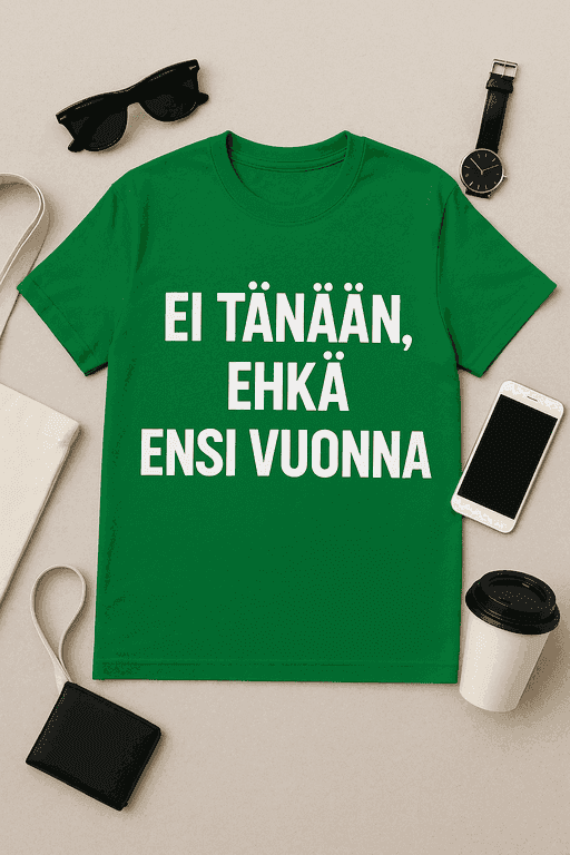Ei tänään, ehkä ensi vuonna -T-paita