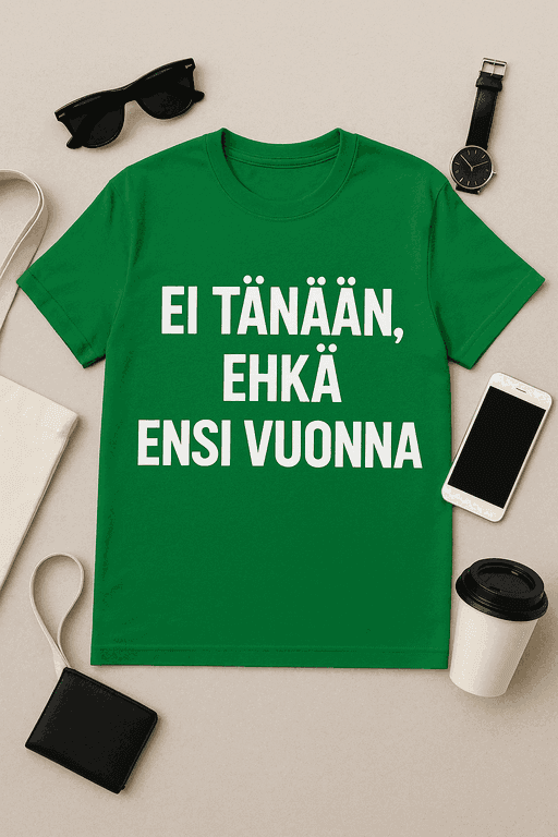 Ei tänään, ehkä ensi vuonna -T-paita
