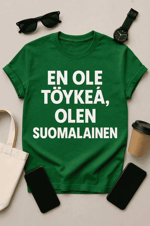 En ole töykeä, olen suomalainen - T-paita
