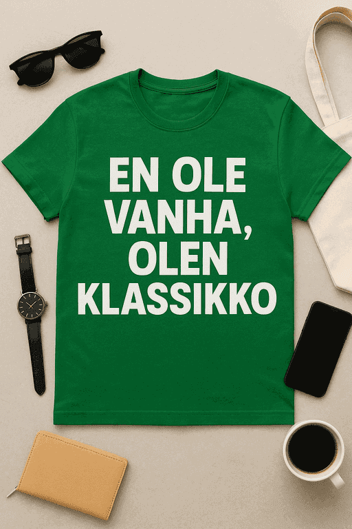 En ole vanha, olen klassikko - T-paita