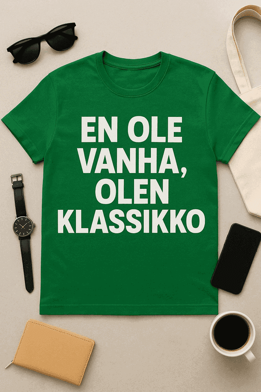 En ole vanha, olen klassikko - T-paita