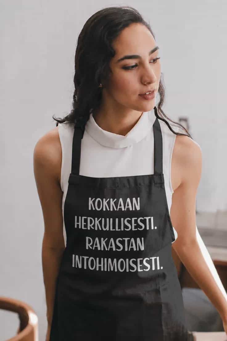 Esiliina Kokkaan herkullisesti rakastan intohimoisesti