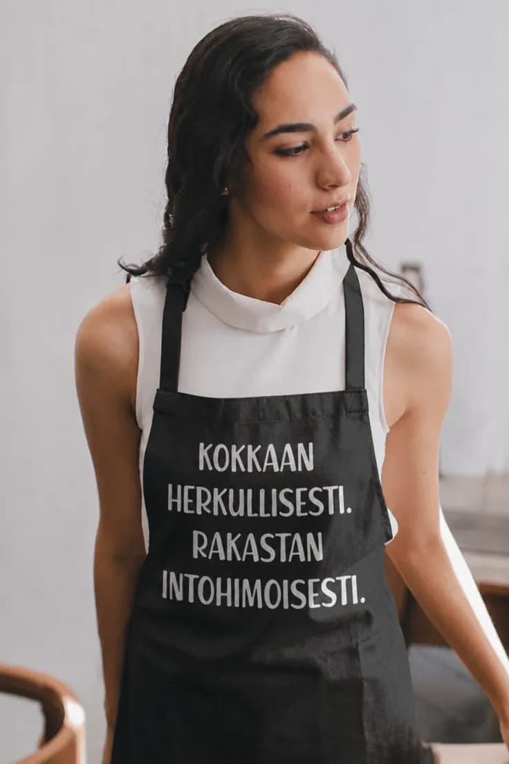 Esiliina Kokkaan herkullisesti rakastan intohimoisesti